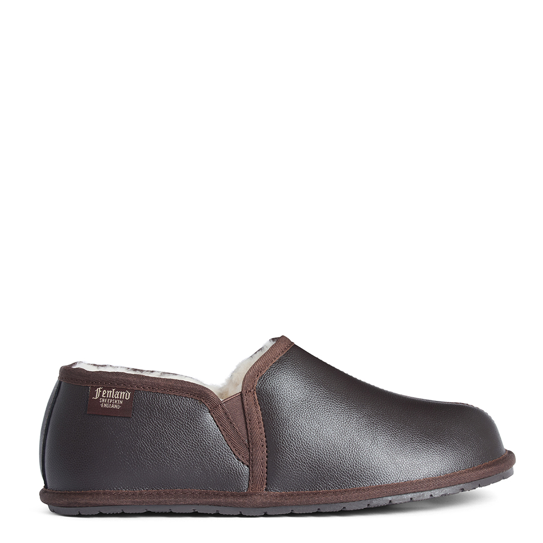 Men's Nappa Slip-On Chocolate
