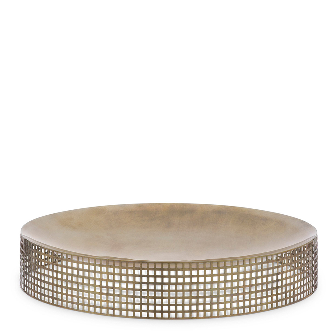 Eichholtz   Large Sterling Vintage Brass Finish Bowl in Size Large, BrandAlley