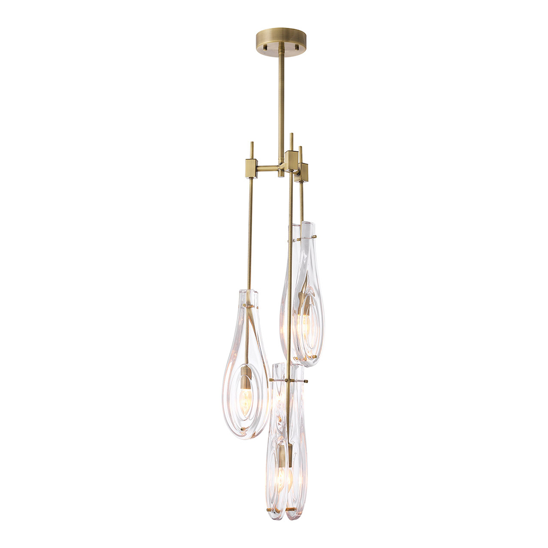 Eichholtz   Small Chandelier Bellano Brushed Brass Finish Light in Size Small, BrandAlley