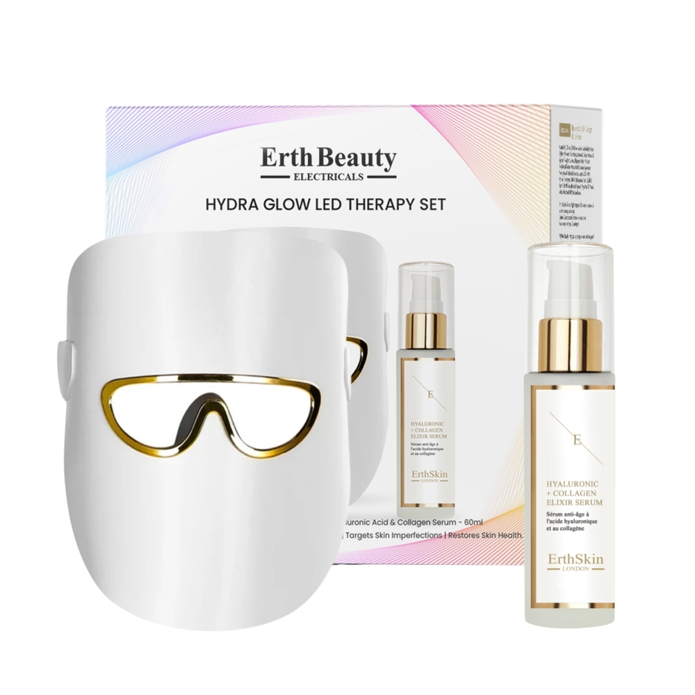 Erth Skin London   ErthSkin London Hydra Glow LED Therapy SET (THERAPY MASK with HA Serum ) in Size Single, BrandAlley