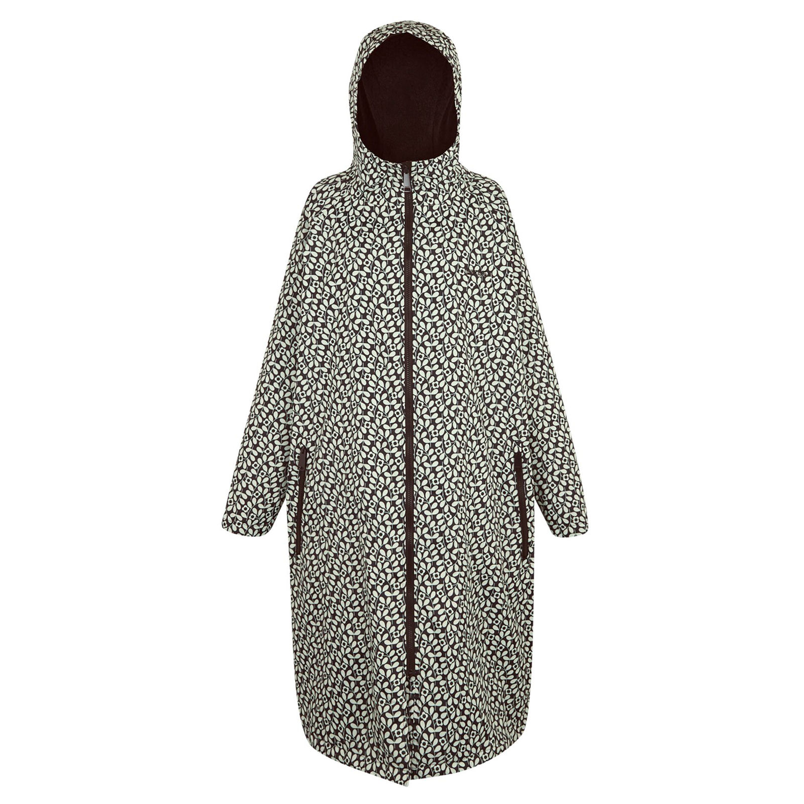 Regatta Women's  Changing Robe Orla Kiely Polyester Black , BrandAlley