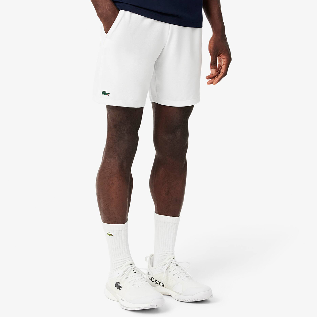 White Soft Athletic Shorts
