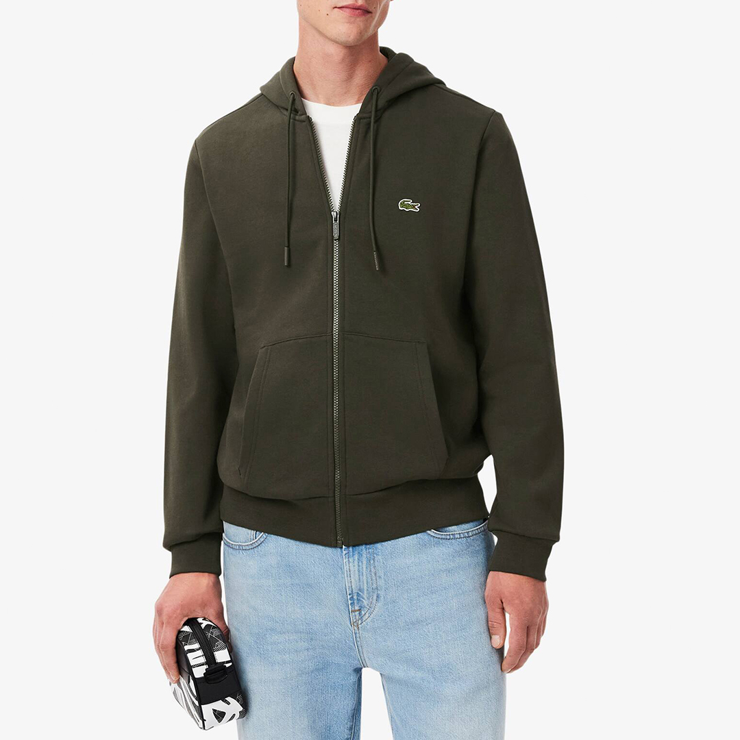 Charcoal Zip Through Hoodie