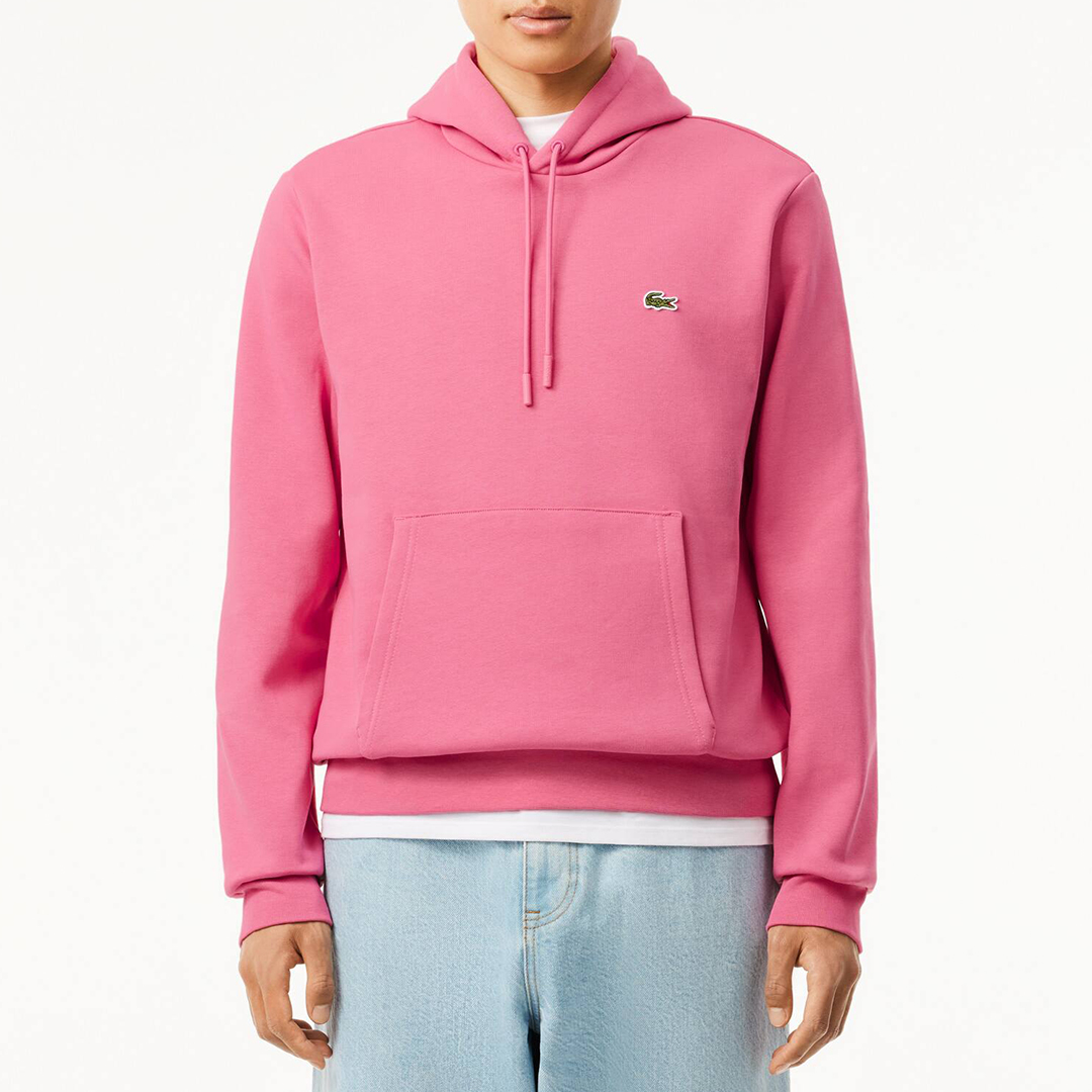 Pink Drawstring Hoodie