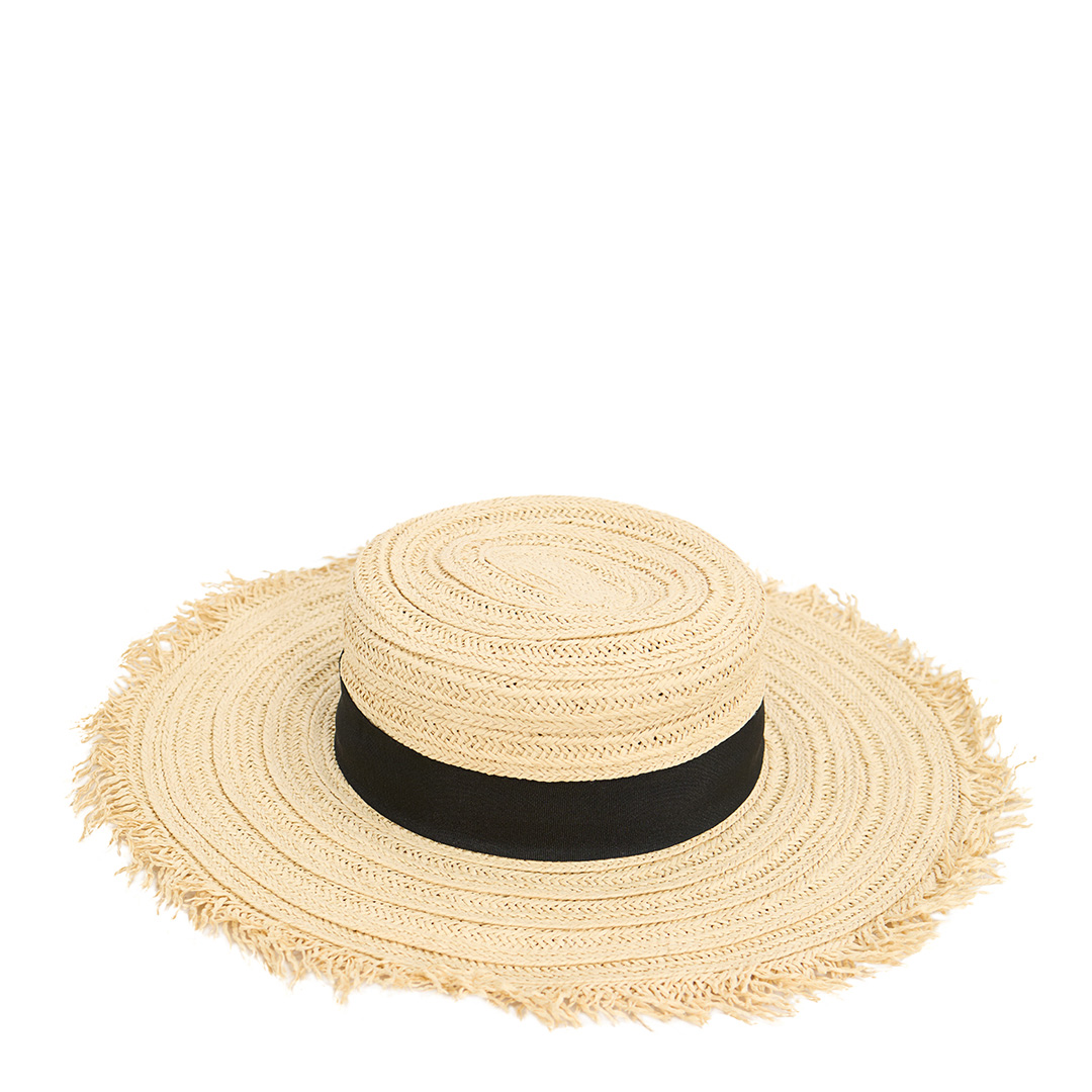 Stylish Cream and Black Straw Floppy Hat Review: Your Perfect Summer Accessory