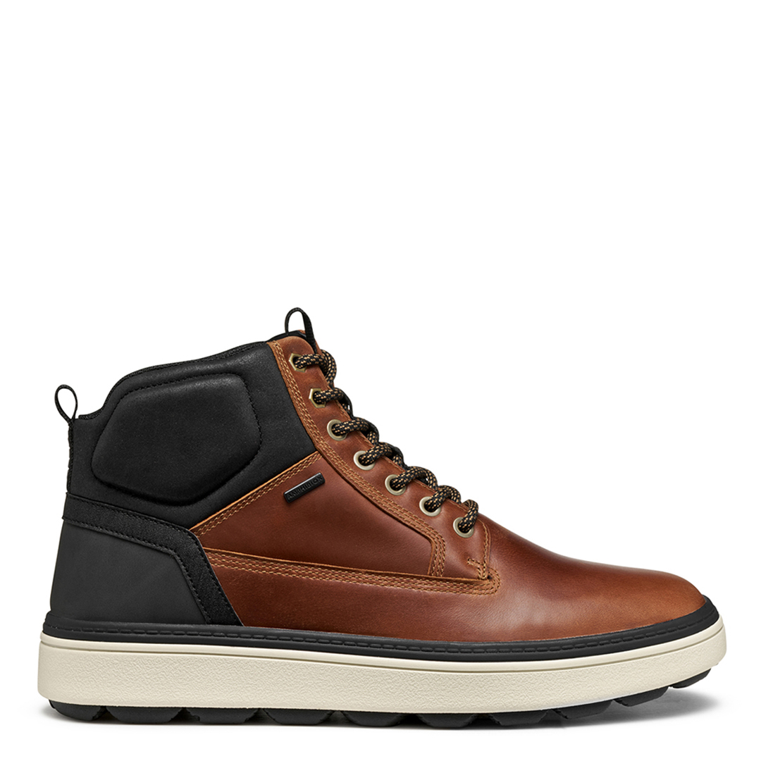 Geox Men's   Brown  /Black Spherica Waterproof Boots in Size 7, BrandAlley