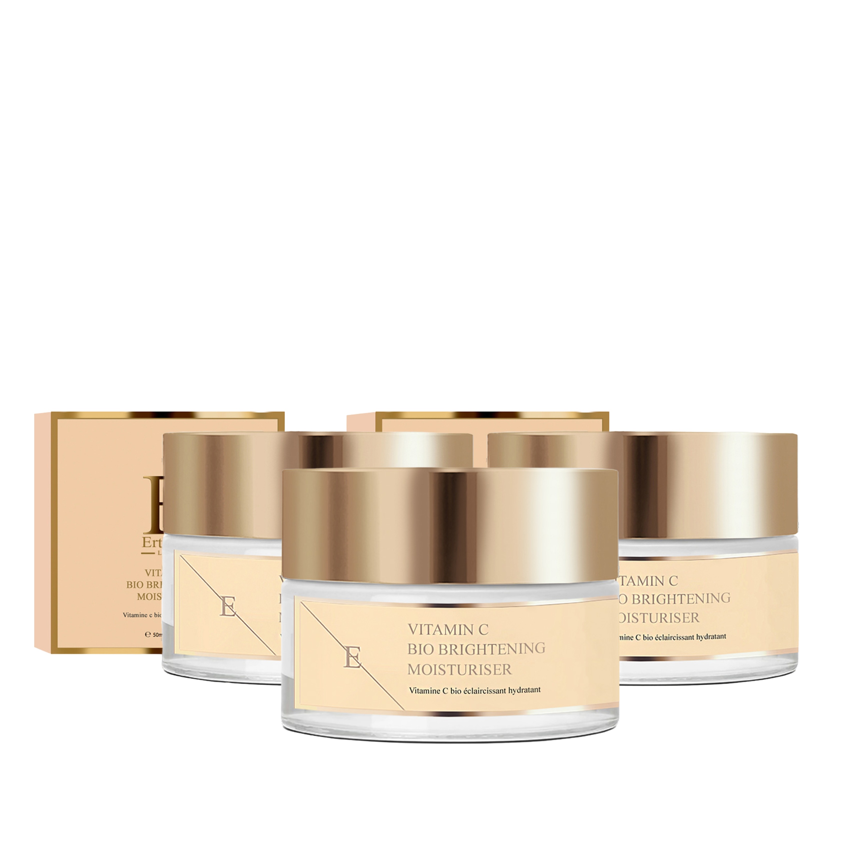 Erth Skin London   3 x  Vitamin C Bio Brightening Moisturiser 50ml in Size 2, BrandAlley