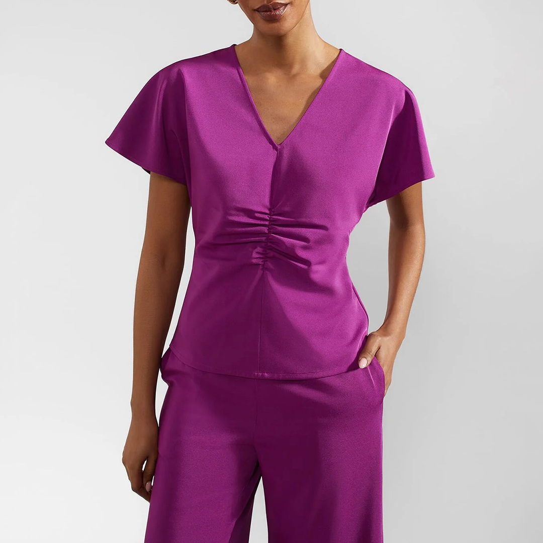 Purple Venetia Top