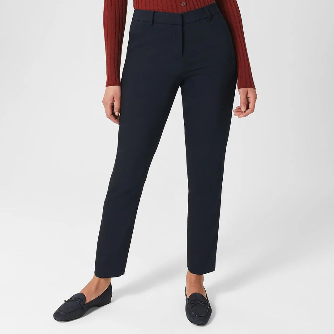 Navy Quin Tapered Trouser
