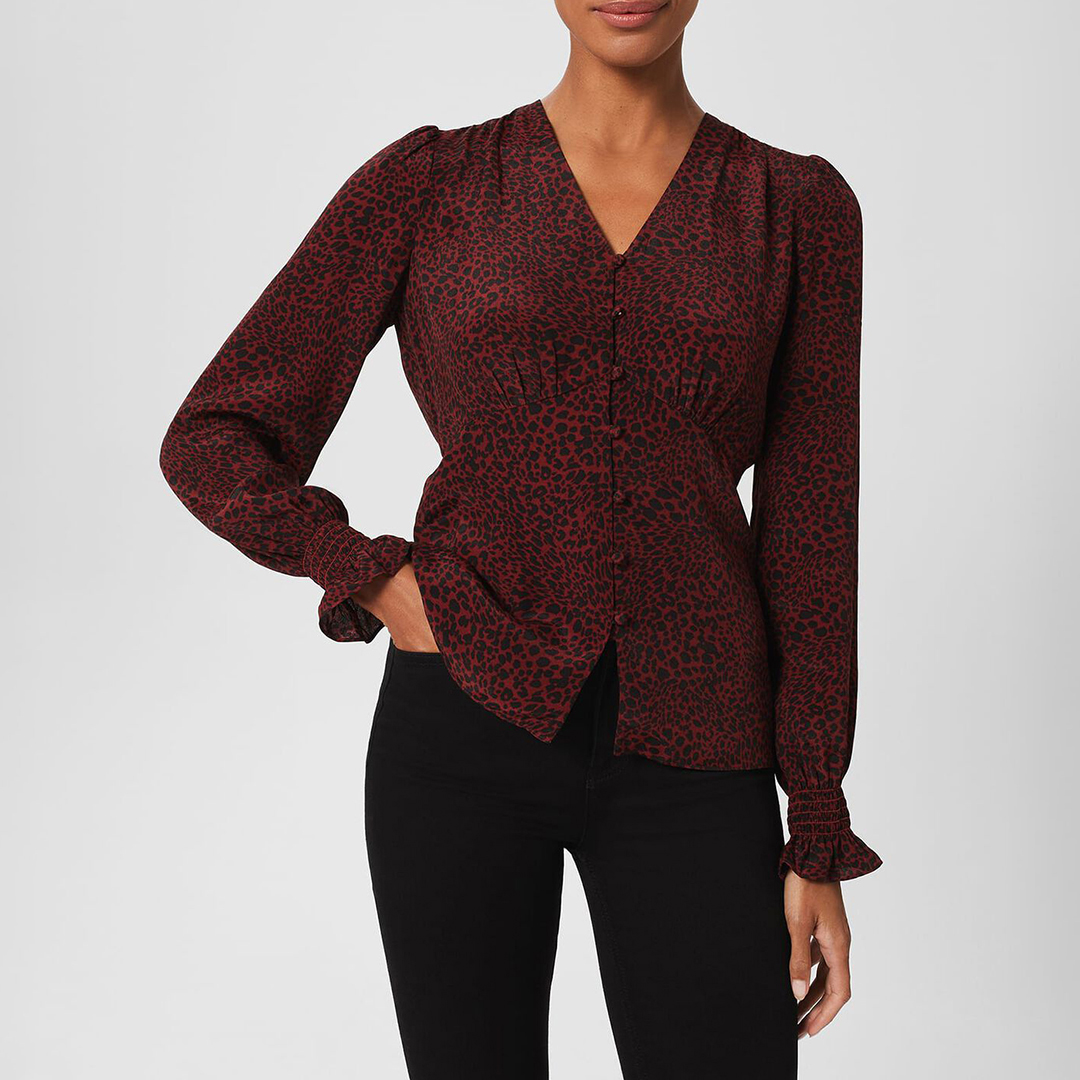 Red/Black Maggie Blouse