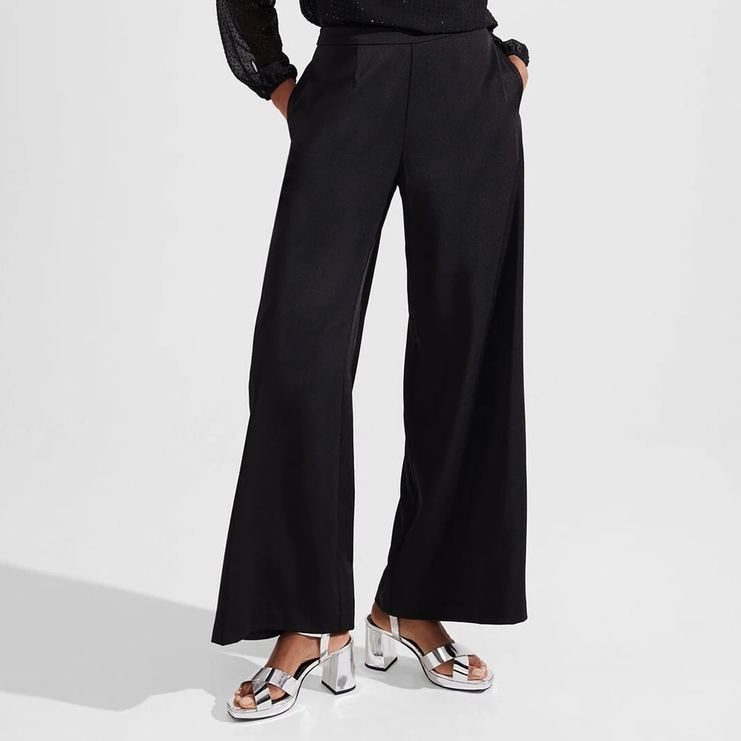 Black Guiliana Wide Trousers