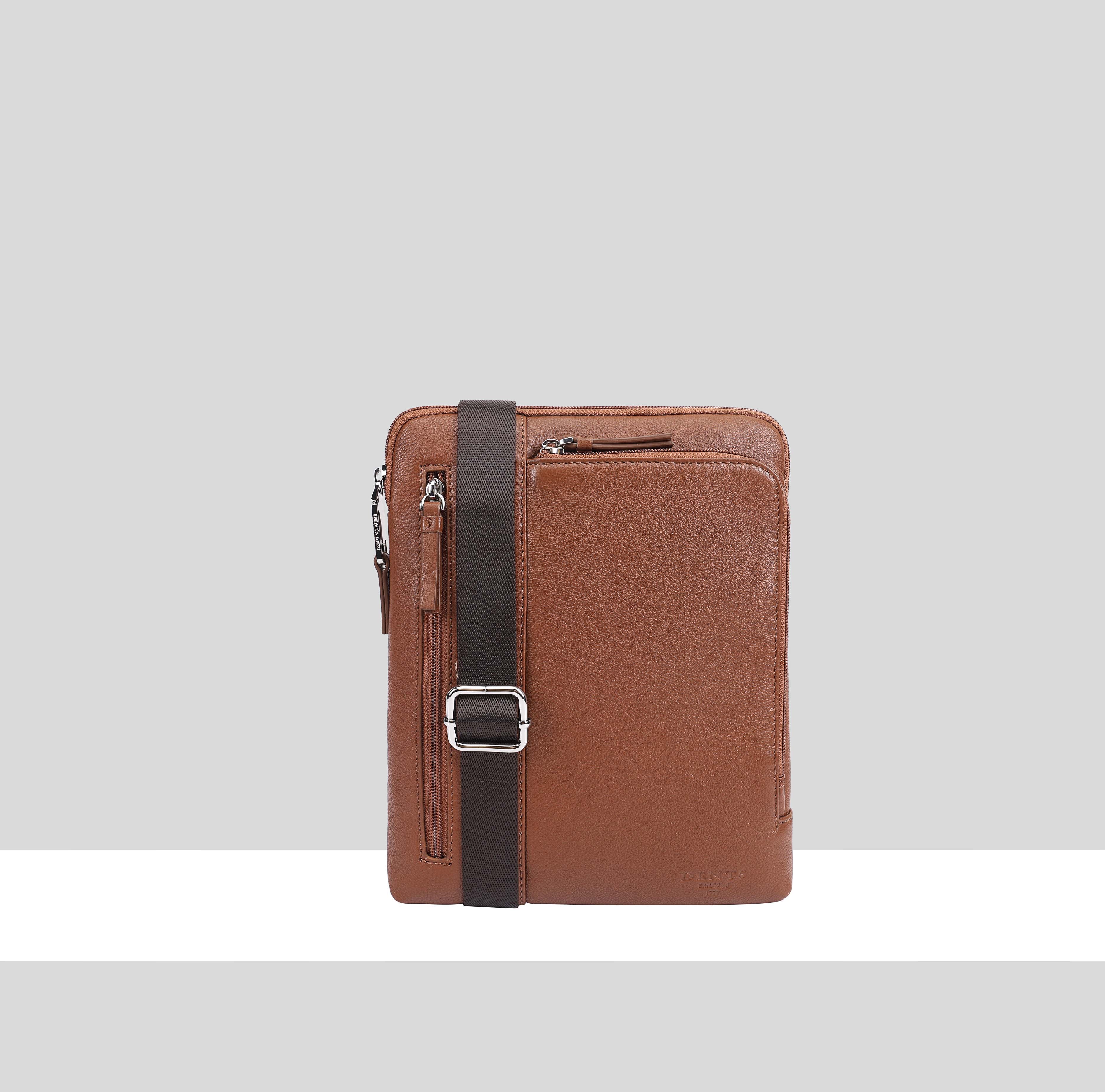 Dents Men's  Caramel Café Kinesis Manbag in Size 23.00, BrandAlley