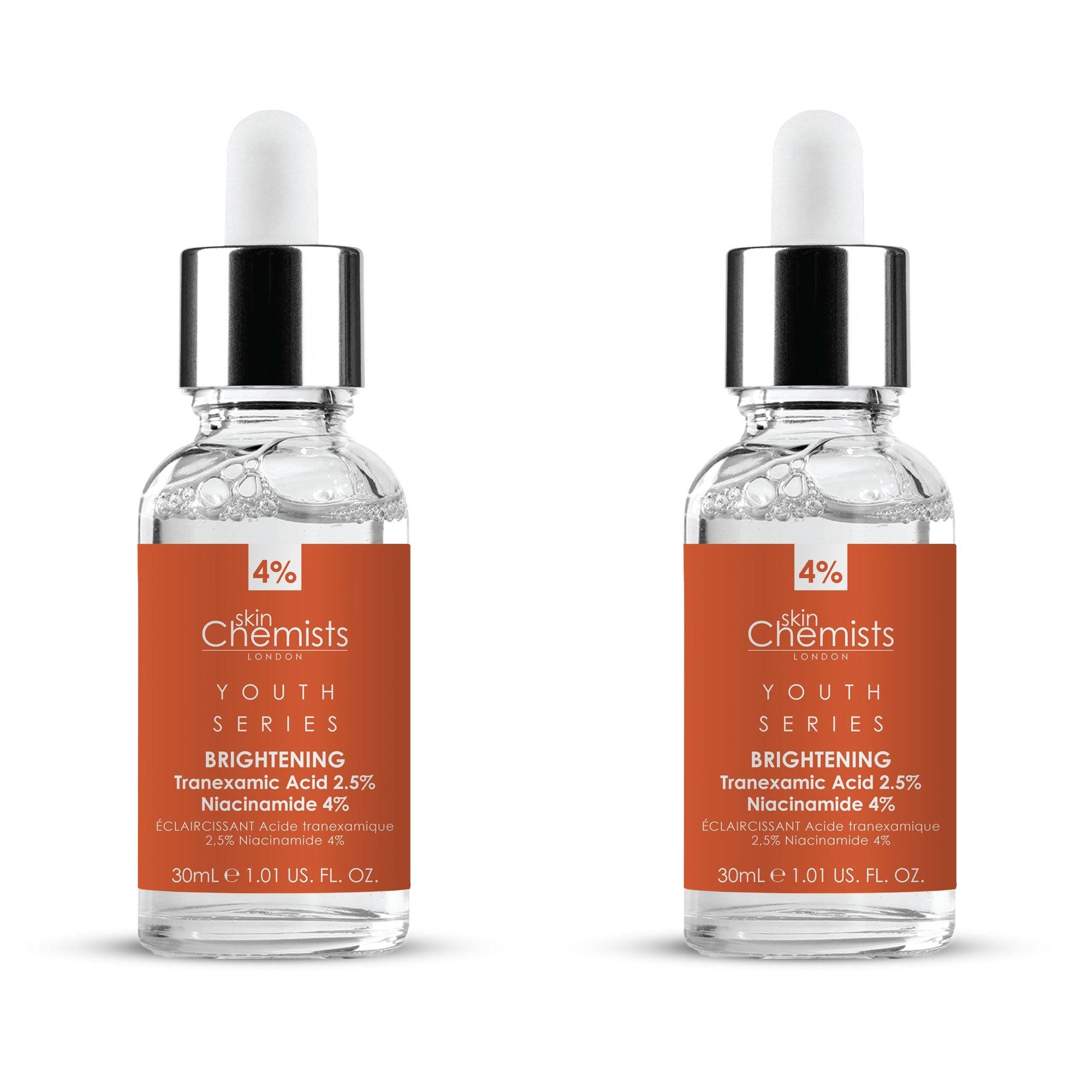 Skinchemists   Tranexamic Acid 2.5% Niacinamide 4% Brightening Serum 30ml x 2 Duo Pack , BrandAlley