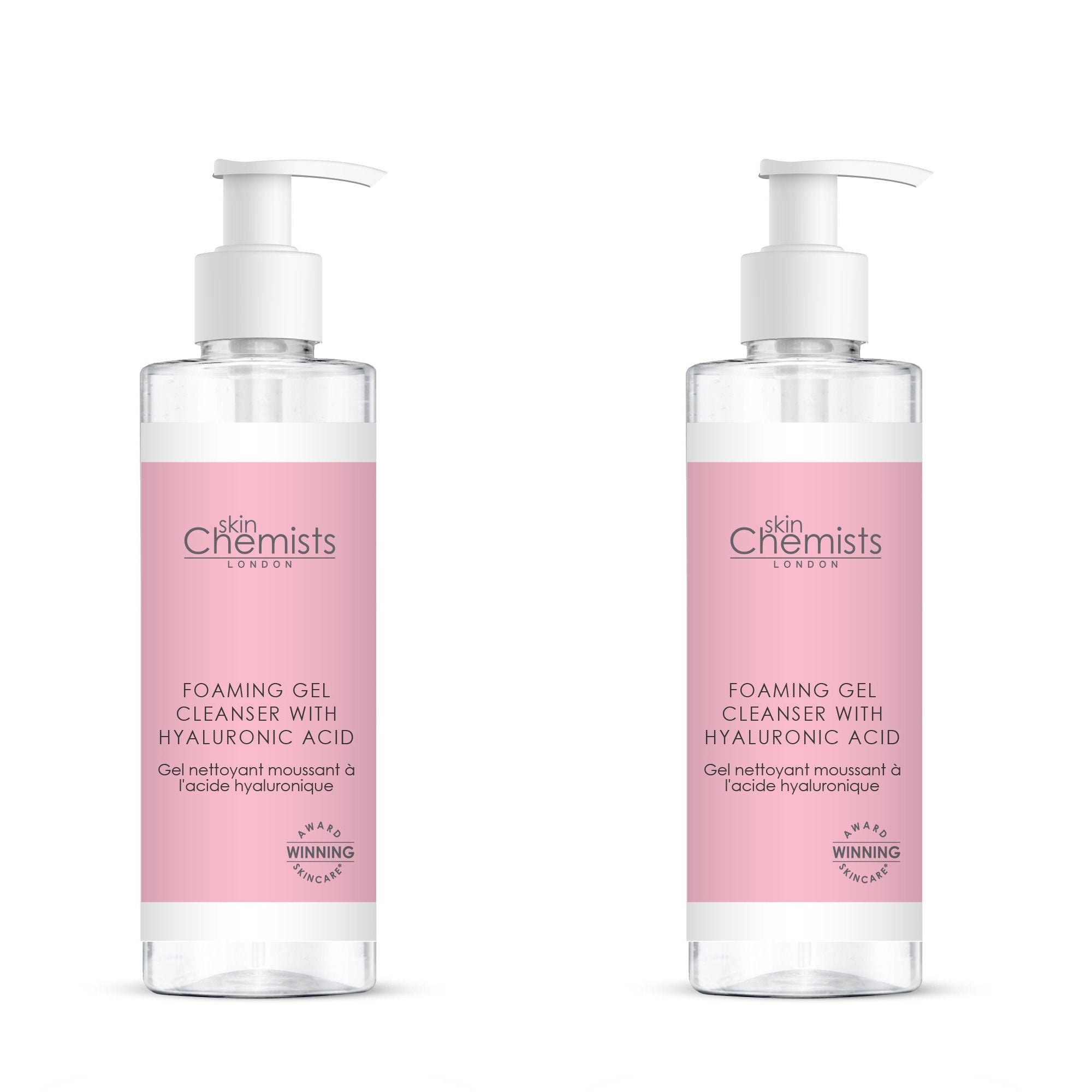 Skinchemists   Foaming Gel Cleanser with Hyaluronic Acid 200ml x 2 Duo Pack , BrandAlley