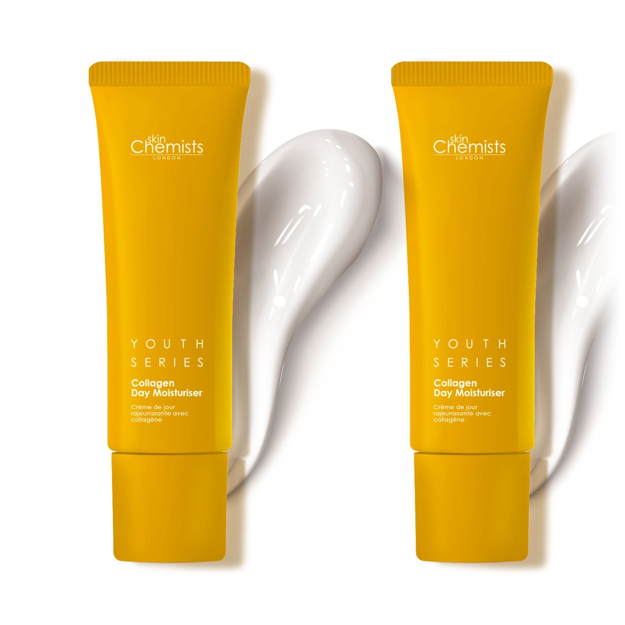 Skinchemists    White 1% Collagen Anti-Ageing Day Moisturiser 50Ml X 2 Duo Pack , BrandAlley