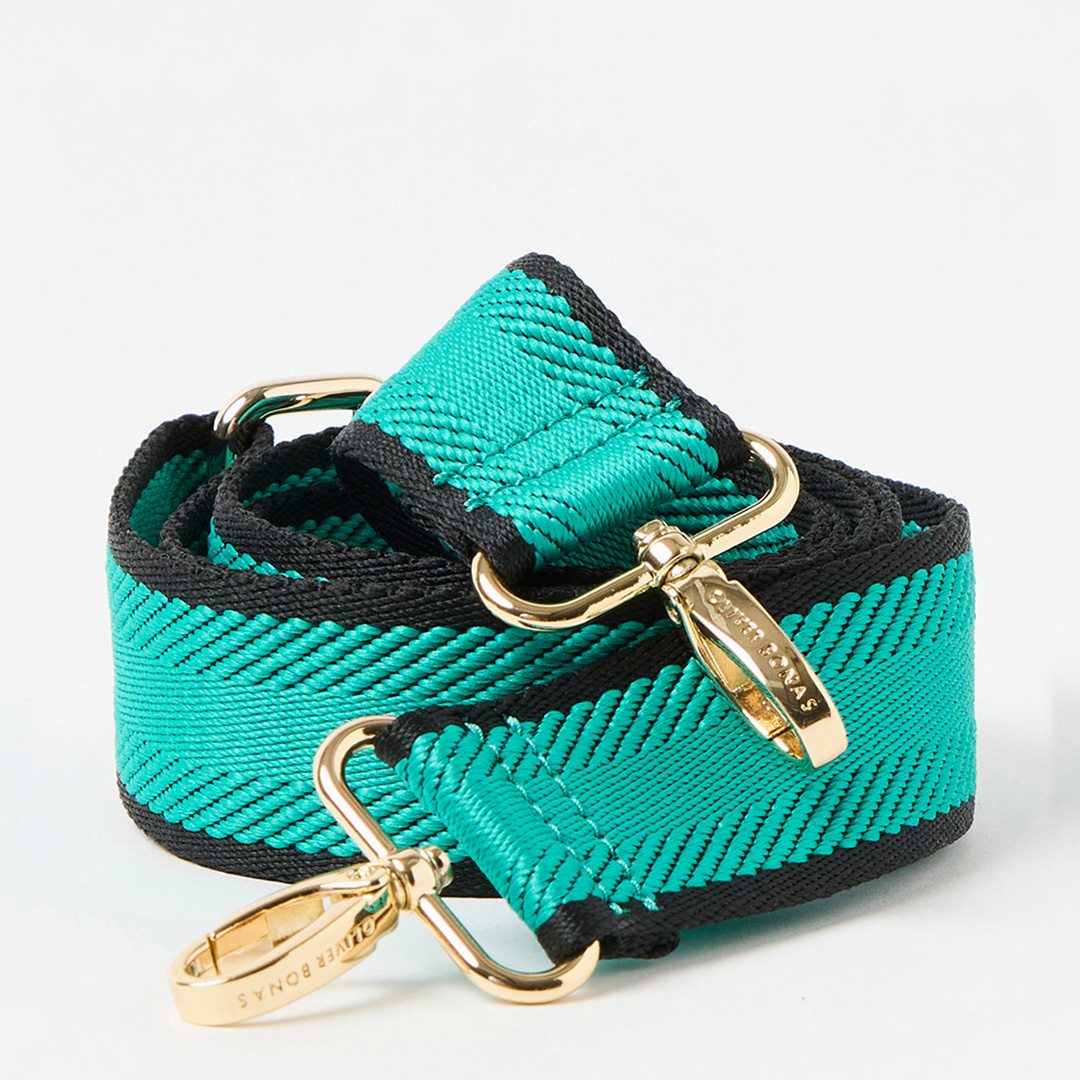 Green Teal Textue Bag Strap