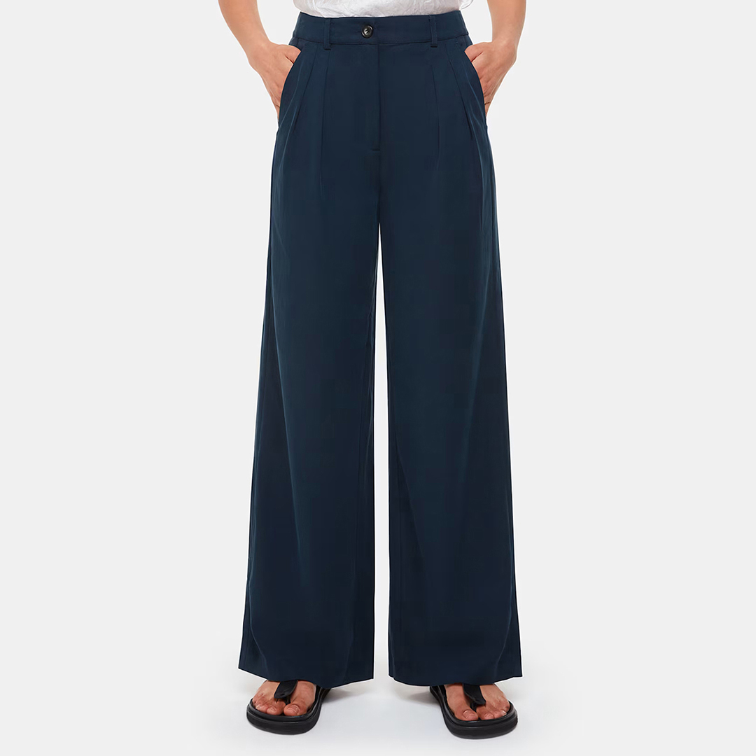 Navy Joss Tailored Trousers - WHISTLES - Modalova