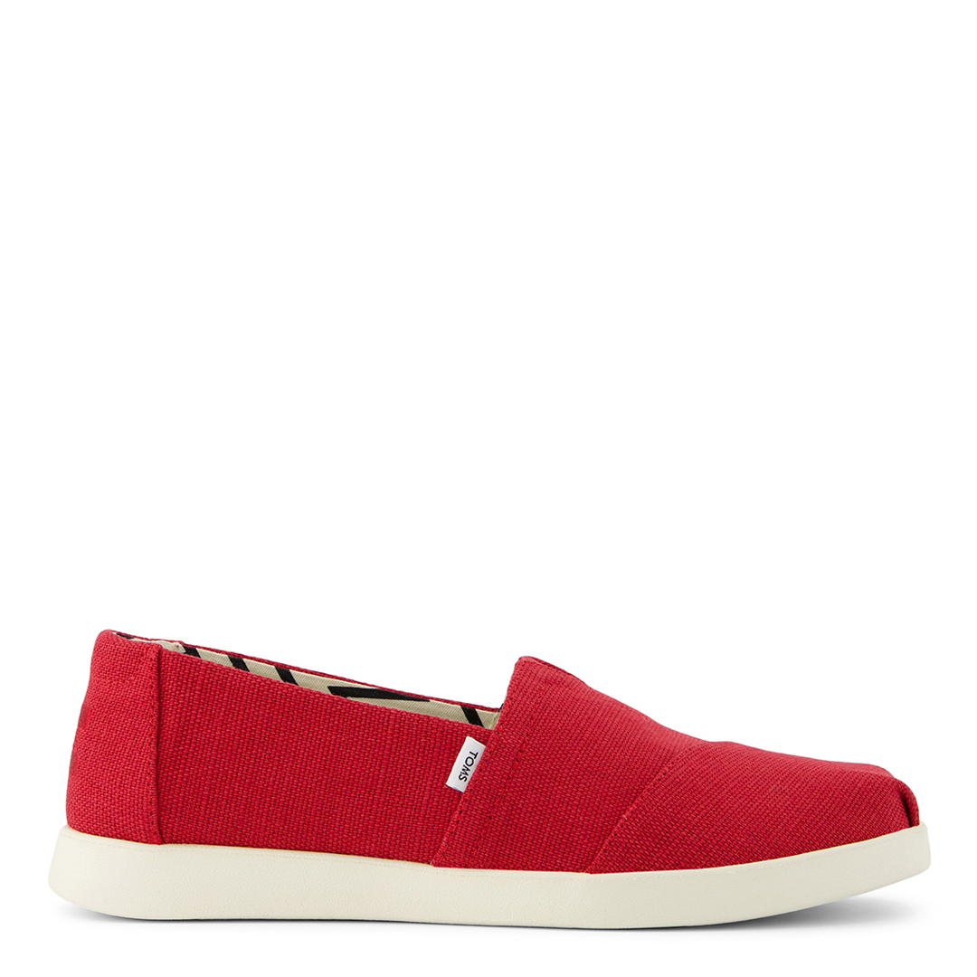 Women's Red Canvas Alpargata Plus Espadrille