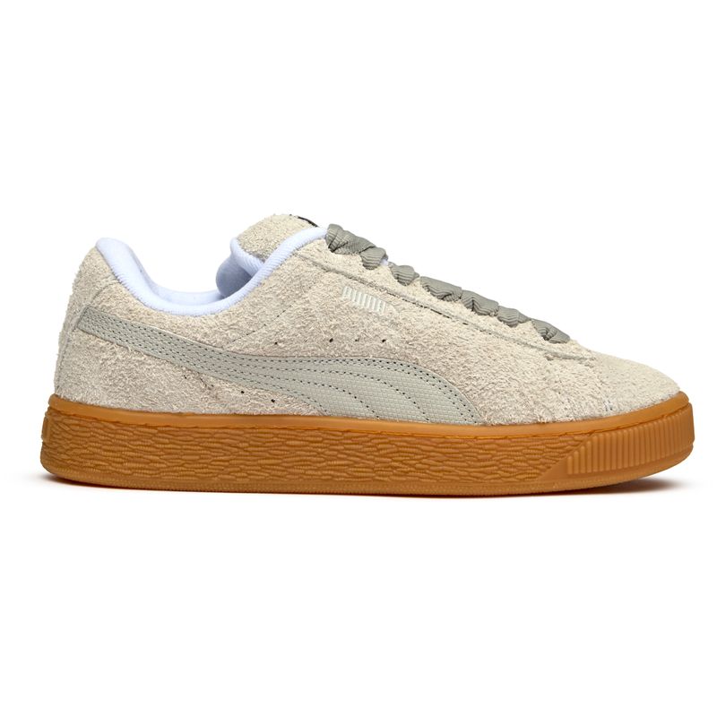 Puma Women's   Grey Suede Textured XL Lace Trainers in Size 7, BrandAlley