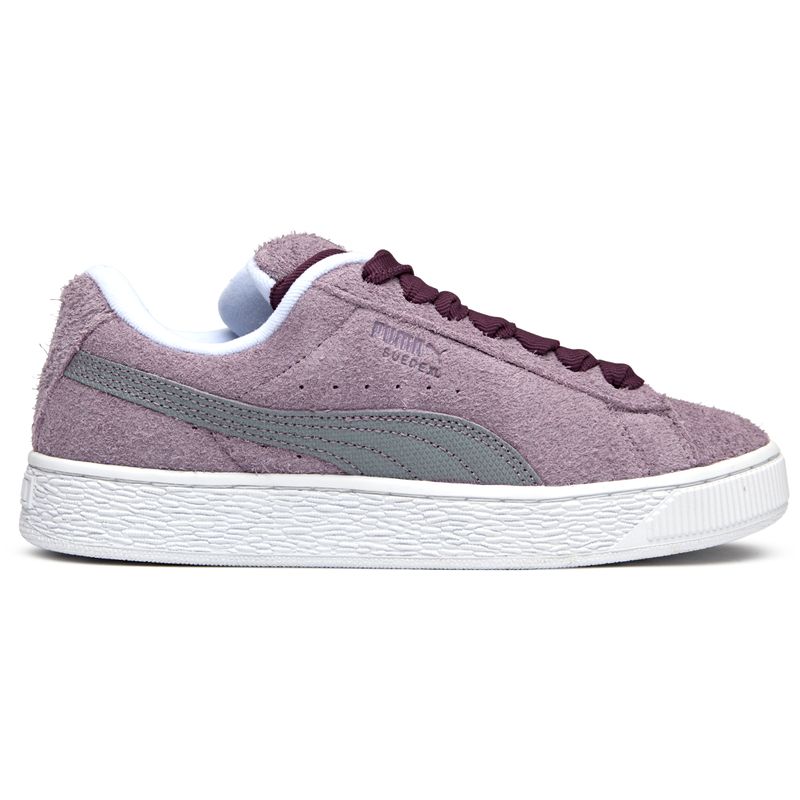 Puma Women's   Plum Suede Textured XL Lace Trainers in Size 5, BrandAlley