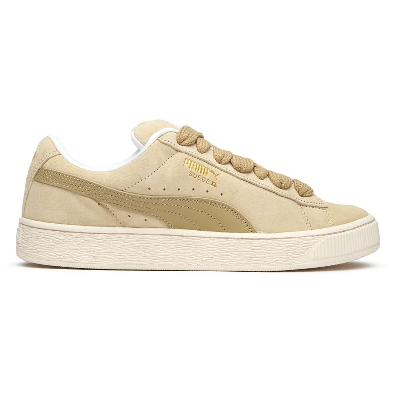 Puma Women's   Beige  White/ Suede Xl Trainers in Size 7, BrandAlley