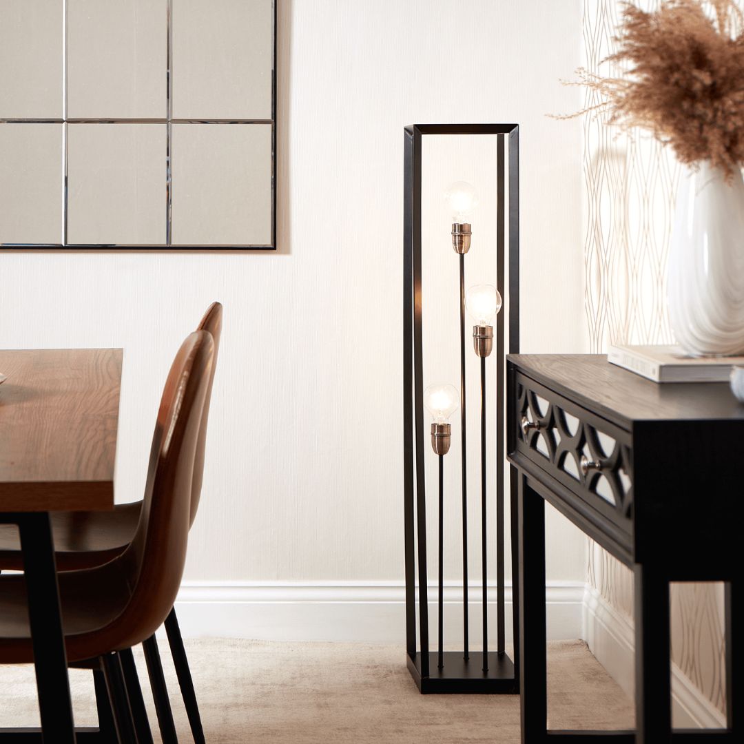 Pagazzi Lighting    Black Sully Matt Floor Lamp , BrandAlley