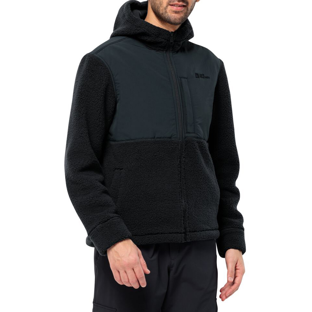 Navy Felslicht Hooded Fleece Jacket - Jack Wolfskin - Modalova