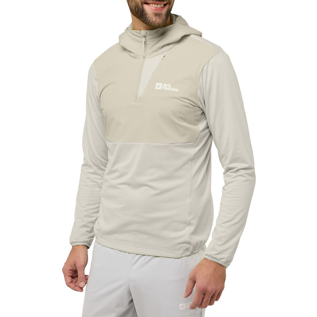 Stone Prelight Trail Hooded Fleece