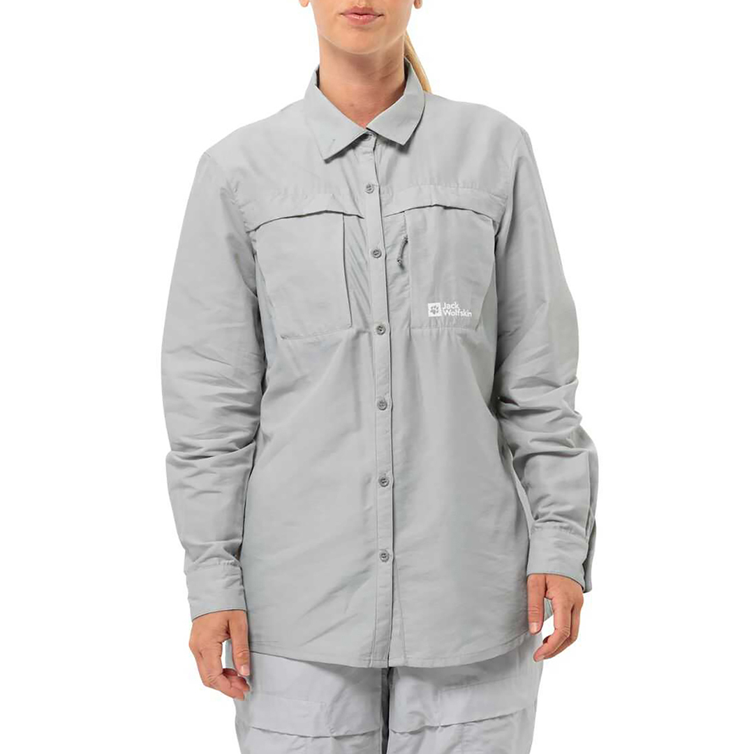 Light Grey Barrier Long Sleeve Shirt