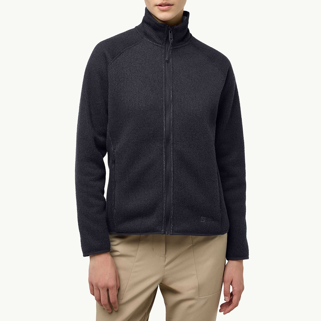 Navy Kaminfeuer Fleece Jacket - Jack Wolfskin - Modalova