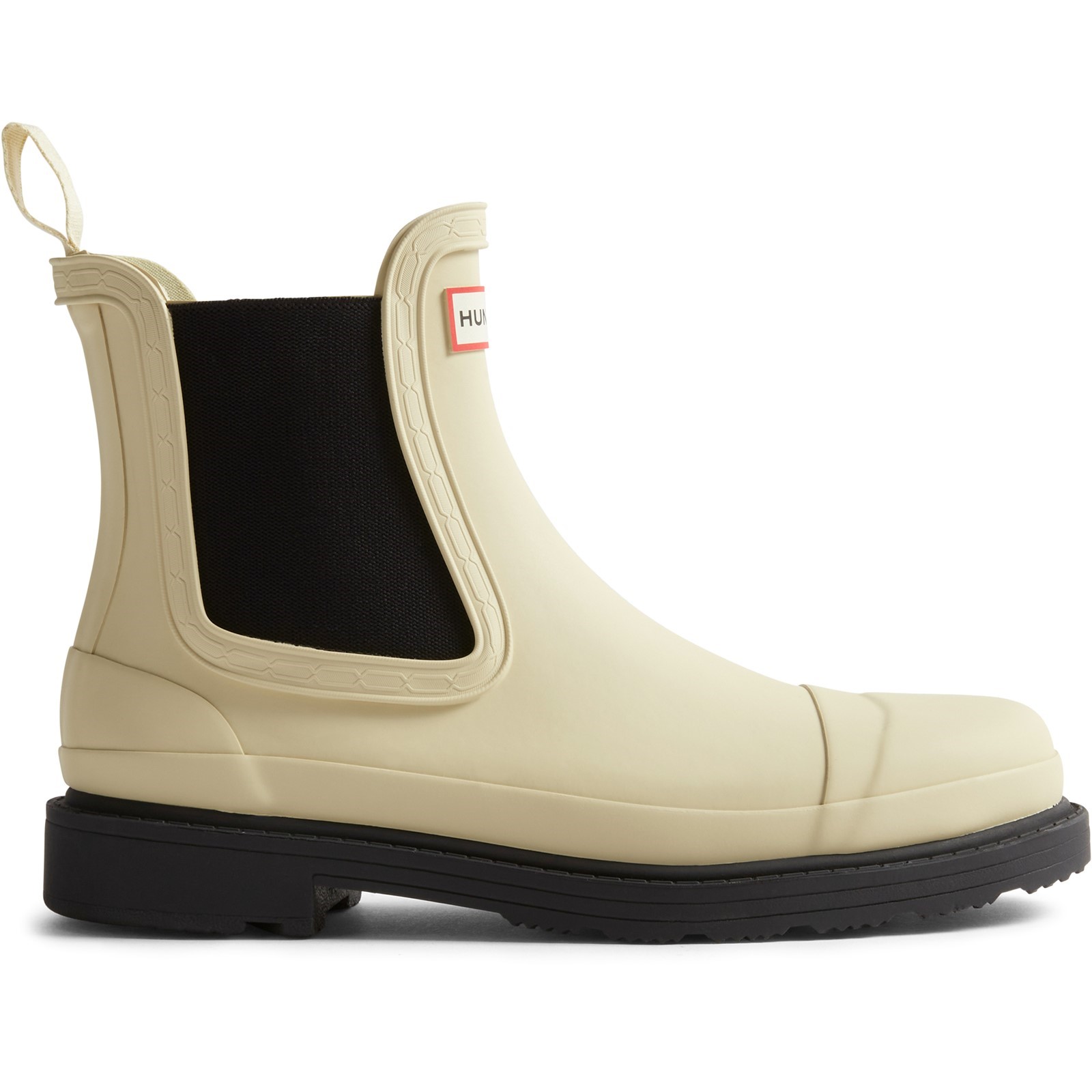 Hunter Women's   Beige Chelsea Commando Boot in Size 5, BrandAlley