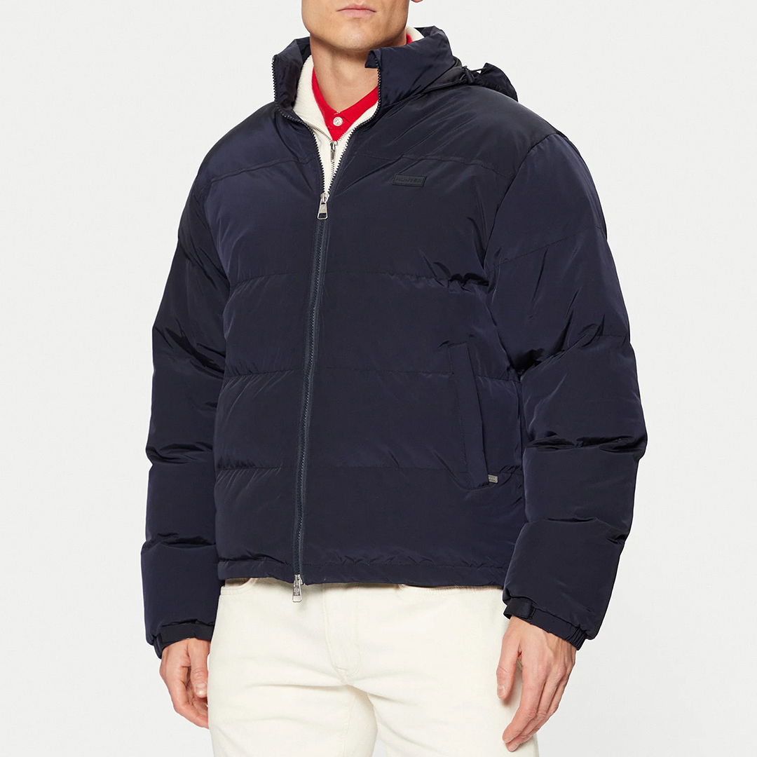 Men's Navy Carl Waterproof Puffer Jacket