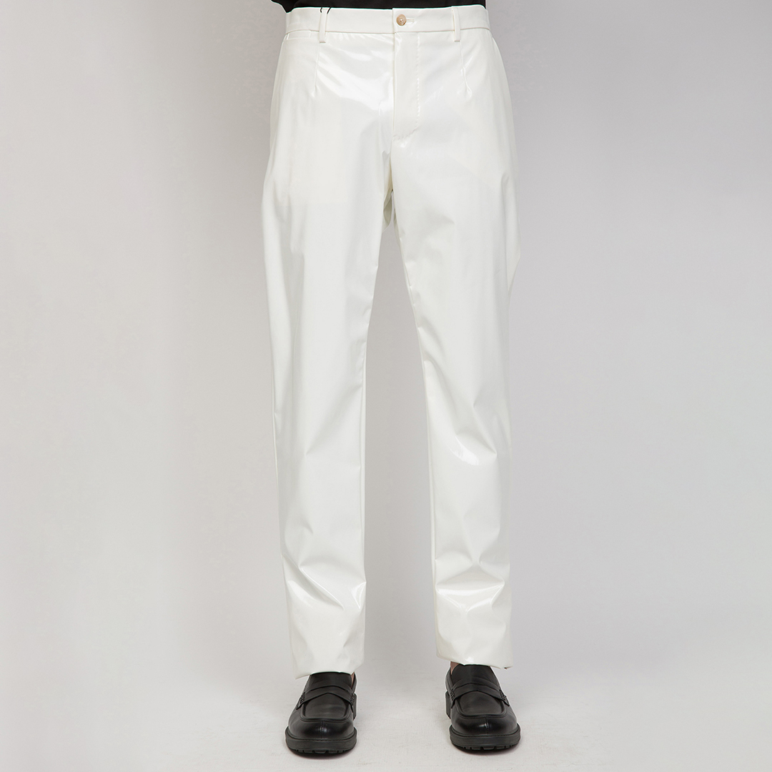 White Taper Leg Chinos White Taper Leg Chinos