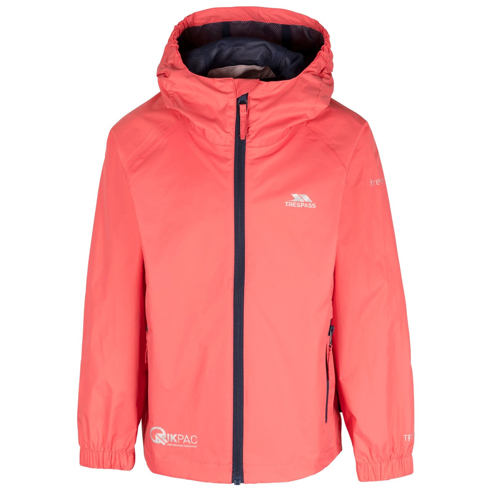 Trespass Boys  Jacket Qikpac Polyamide Peach Blush in Size 2/3 Years, BrandAlley