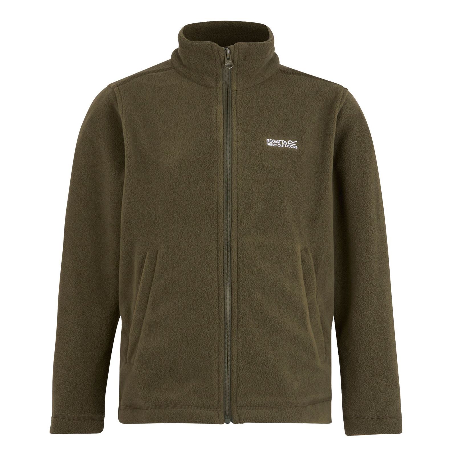 Regatta Boys  Fleece Jacket King II Polyester Olive Night in Size 7/8 Years, BrandAlley