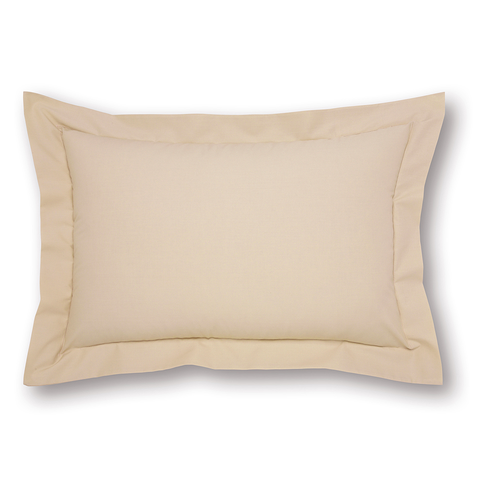 Martex   Charlotte Thomas Poetry Plain Dye Single Oxford Pillowcase - Biscuit , BrandAlley