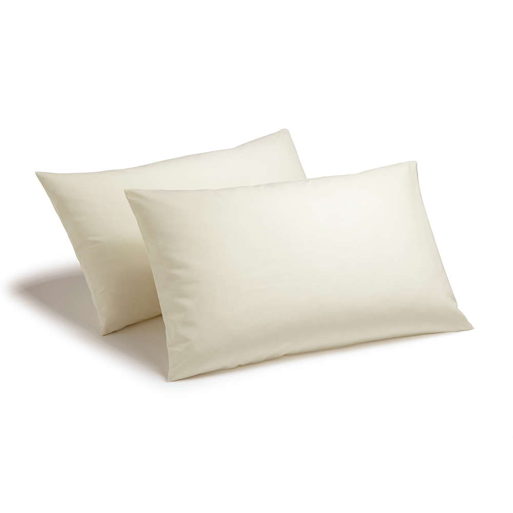 Martex    Cream Charlotte Thomas Poetry Plain Dye 1 Pair Housewife Pillowcases , BrandAlley