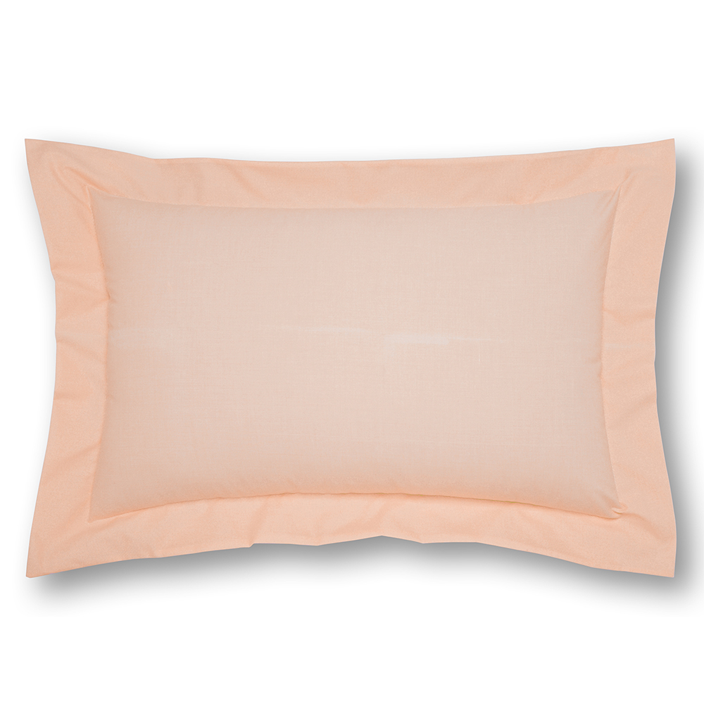 Martex   Charlotte Thomas Poetry Plain Dye Single Oxford Pillowcase - Peach , BrandAlley