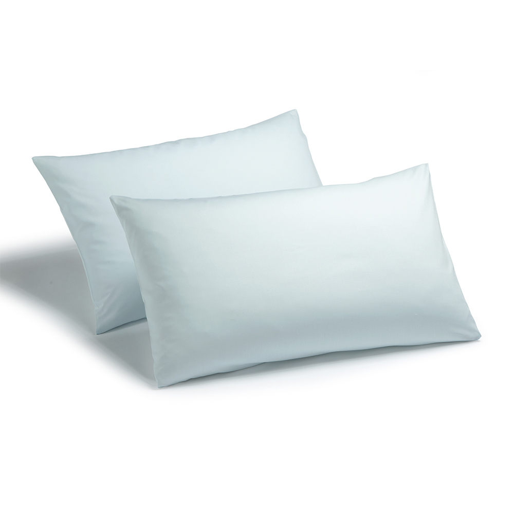 Martex   Charlotte Thomas Poetry Plain Dye 1 Pair Housewife Pillowcases - Duck Egg , BrandAlley