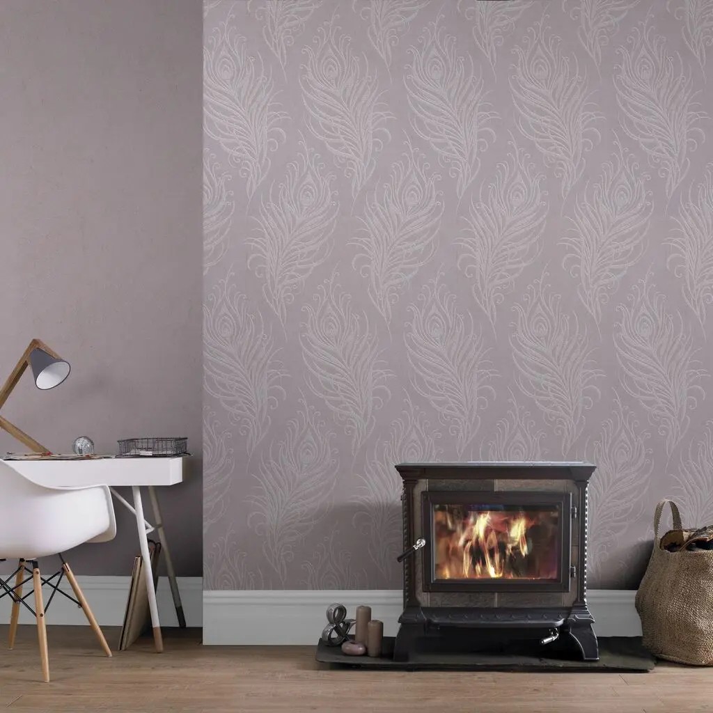 Tranquil Mulberry Wallpaper - Graham & Brown - Modalova