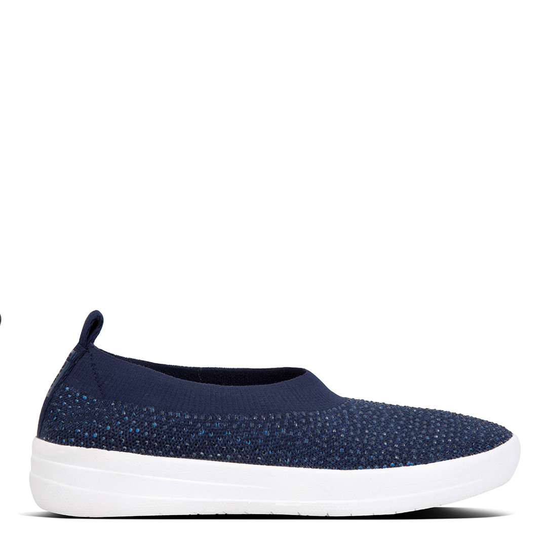 Midnight Navy Uberknit Ballerina - Crystal