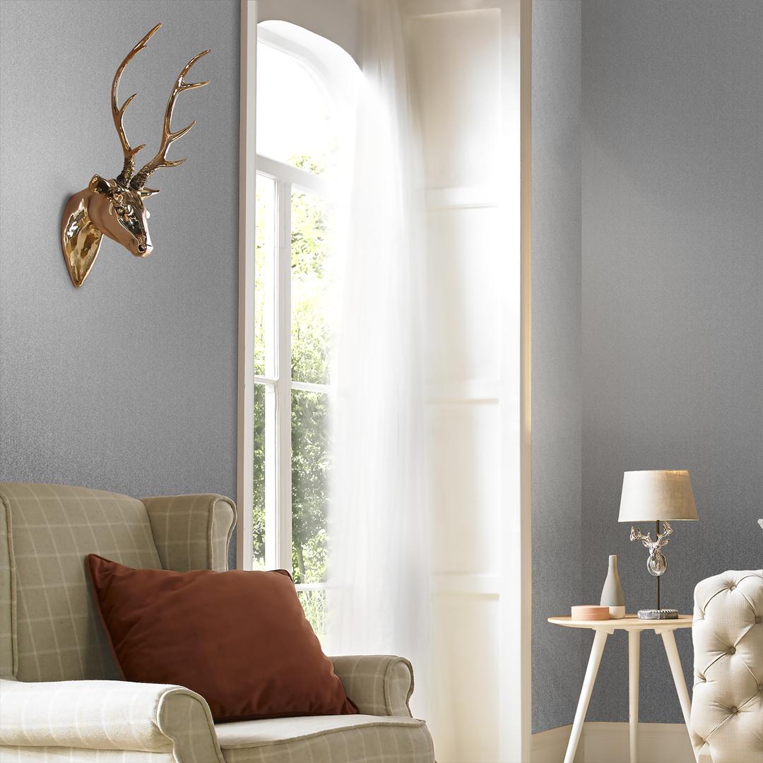 Graham & Brown Knitted Texture Silver Wallpaper
