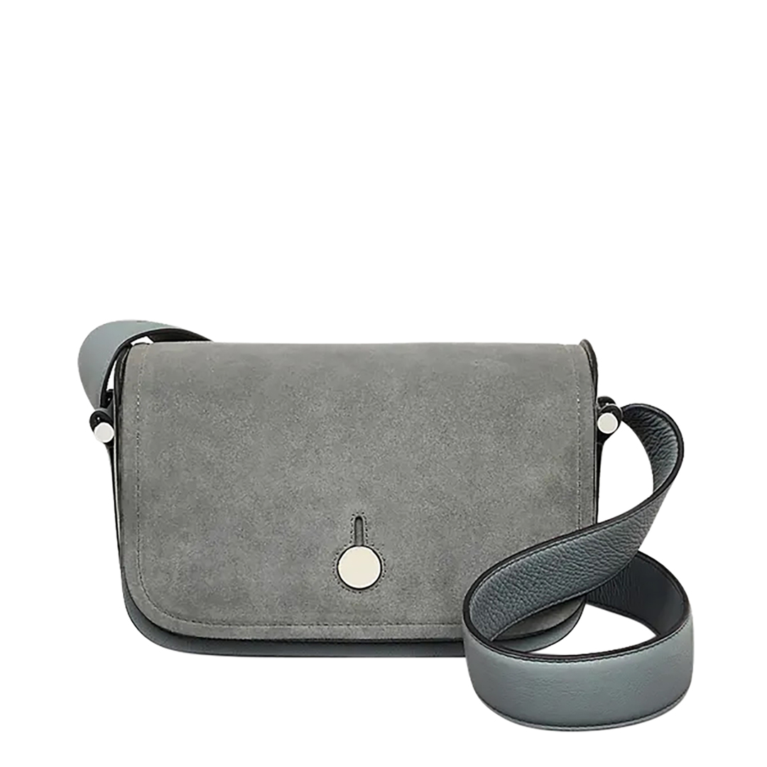 Radley Women's  Artichoke Bathurst Mews Suede Medium Flapover Crossbody Bag in Size Medium, BrandAlley