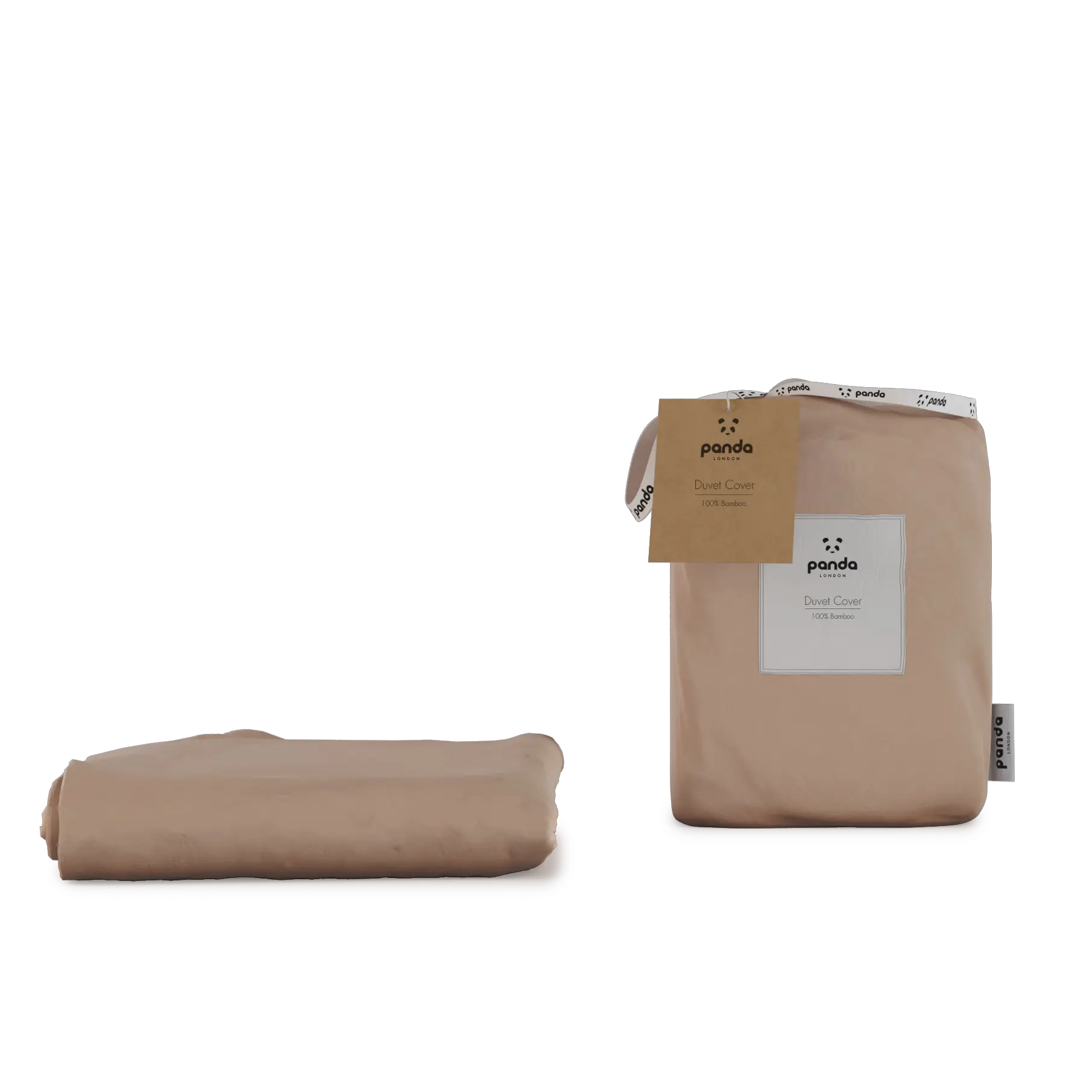 Panda London   Panda 100% Bamboo Duvet Cover - Vintage Pink in Size Superking, BrandAlley