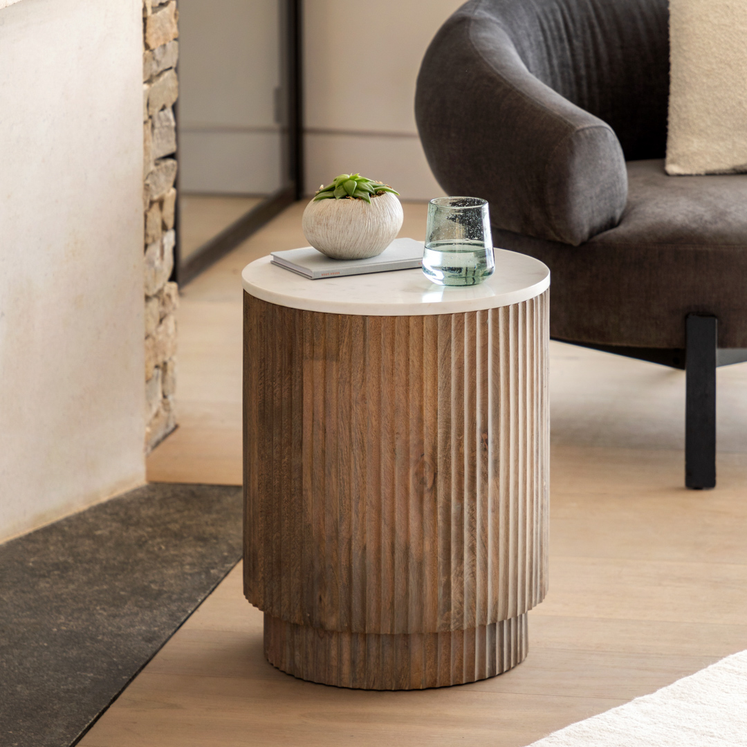 Gallery Living   Carrara Side Table in Size +44, BrandAlley