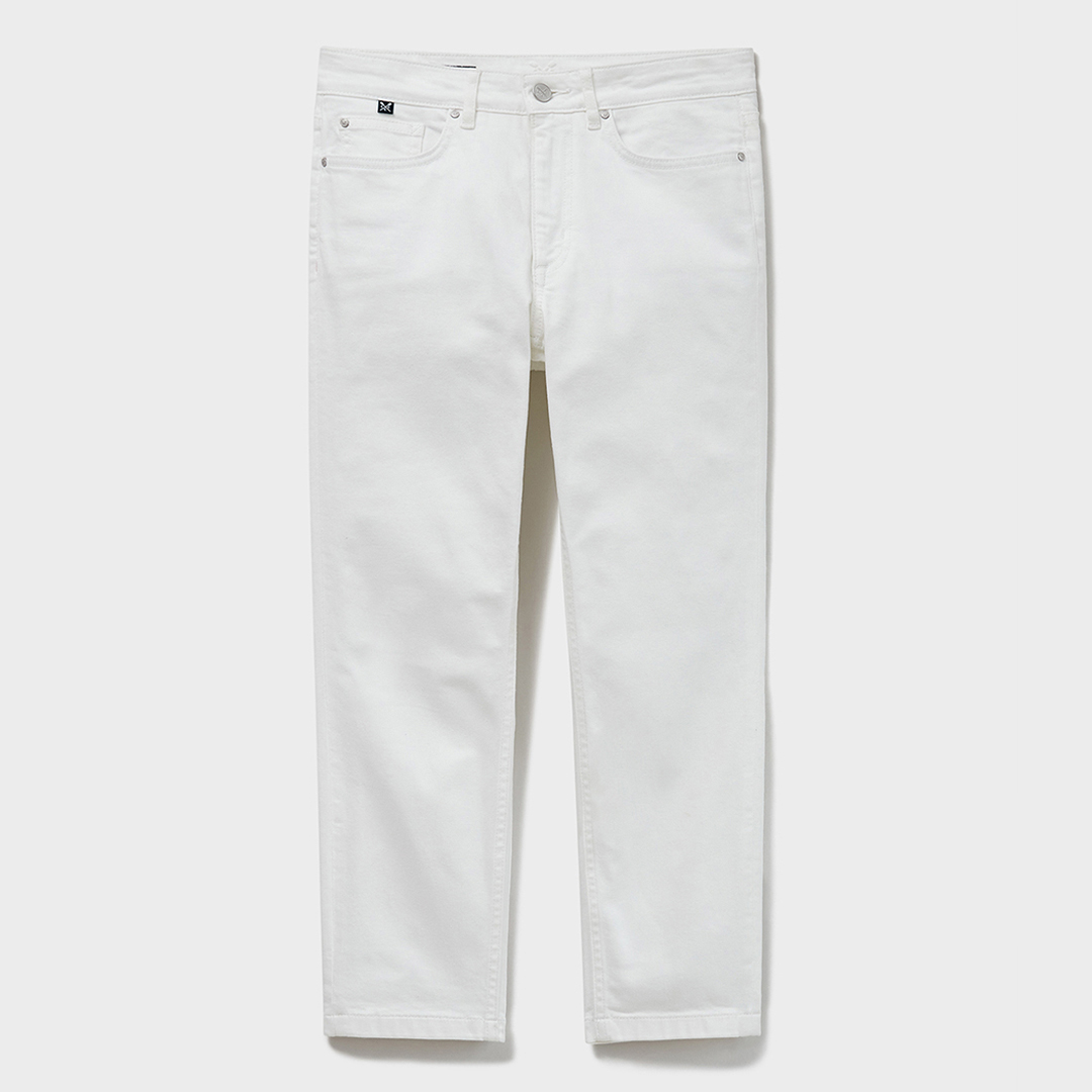 White High Rise Cropped Jean - Crew Clothing - Modalova