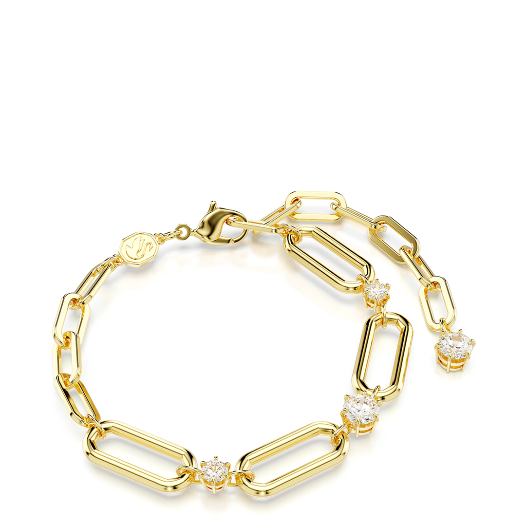 SWAROVSKI Women's  18K Gold Plated Constella Bracelet in Size 15.5, BrandAlley