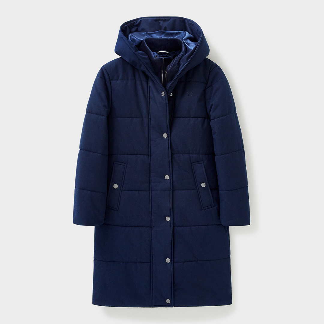 Navy Heavy Padded Coat