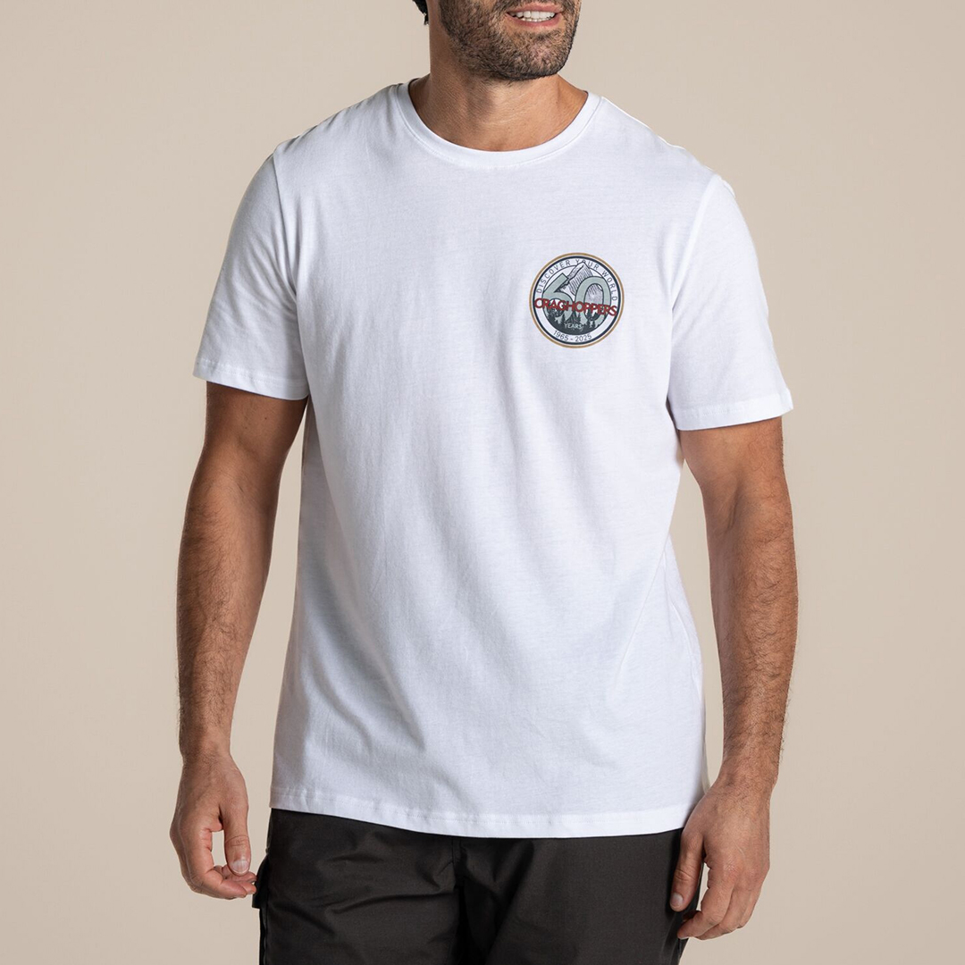 White Lucent II Graphic Tee