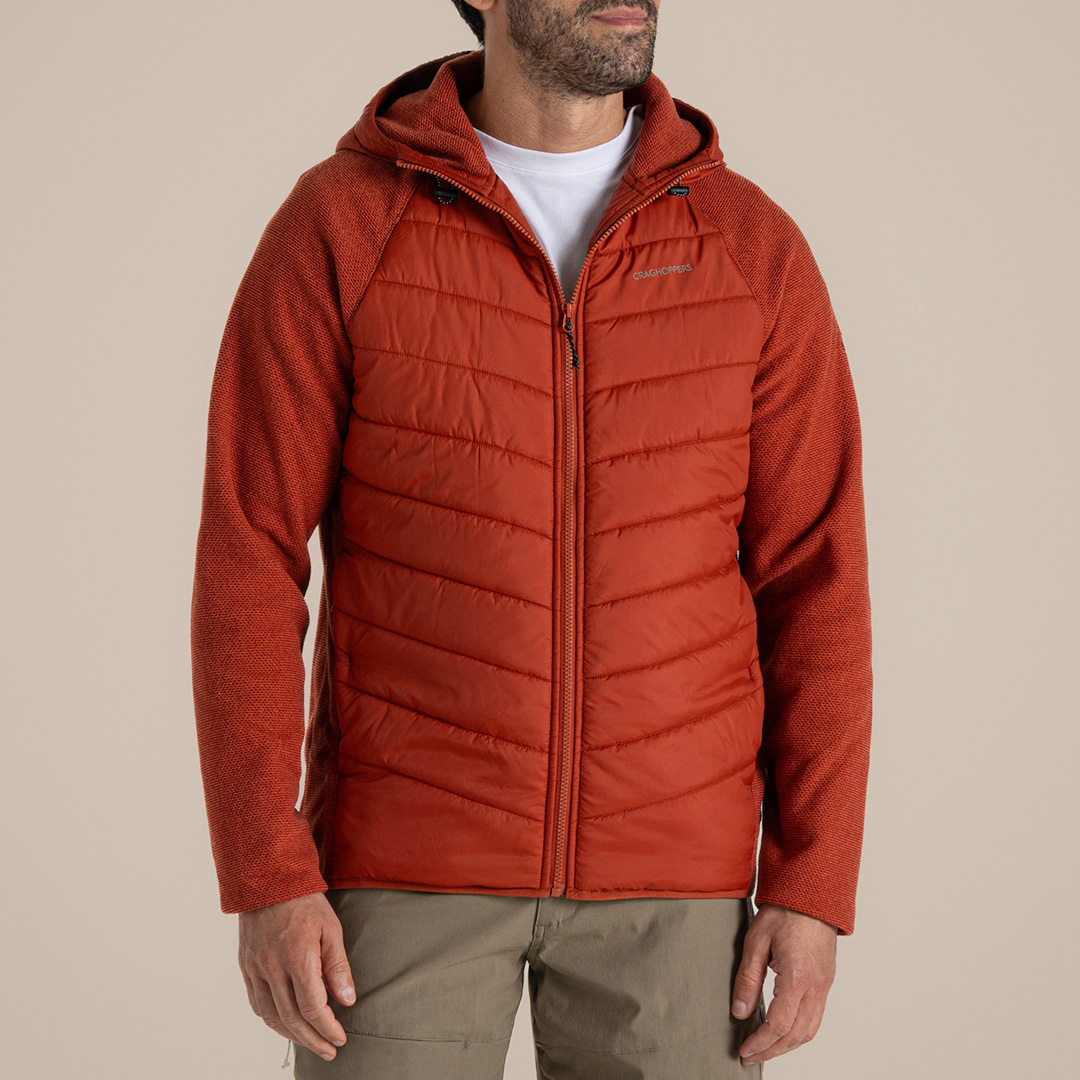 Red Vamos Hybrid Insulating Jacket Red Vamos Hybrid Insulating Jacket